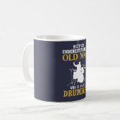 Mug Vieil homme - un batteur (Devant gauche)