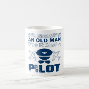 Mug Vieil homme - un pilote