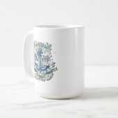 Mug Vieille affiche d'Ancre de marin (Devant gauche)