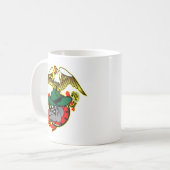 Mug Vieille Ancre de bouledogue de Skool Eagle (Devant gauche)