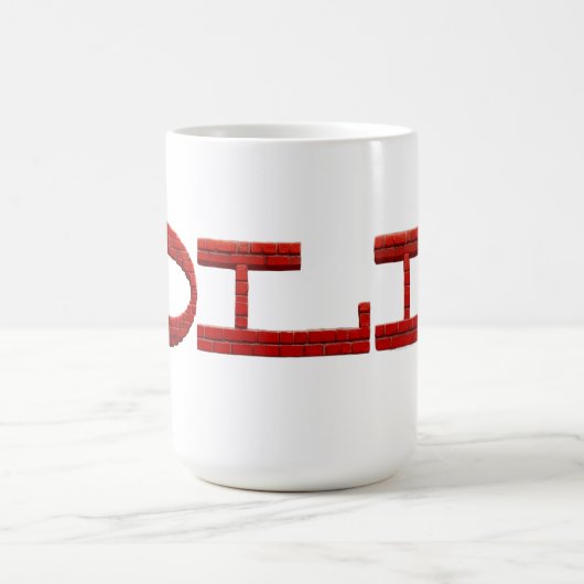 Mug Vieille brique rouge (Centre)