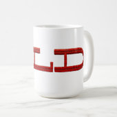 Mug Vieille brique rouge (Devant droit)