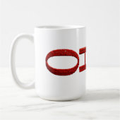 Mug Vieille brique rouge (Gauche)