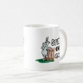 Mug Vieille chèvre têtue (Devant droit)