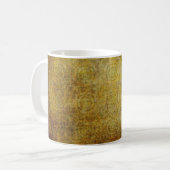 Mug Vieille conception de papier. Ultrawide Grunge Col (Devant gauche)