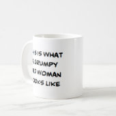 Mug vieille femme grincheuse (Devant gauche)