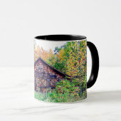Mug Vieille grange à l'automne (Devant droit)