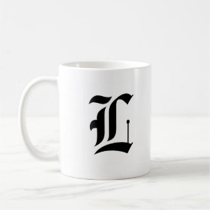 Mug Vieille lettre anglaise faite sur commande de