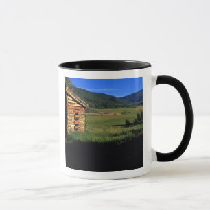Mug Vieille maison en rondins près de Park City, Utah.