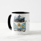 Mug Vieille voiture - bleu (Devant gauche)