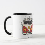 Mug Vieille voiture - rouge (Gauche)