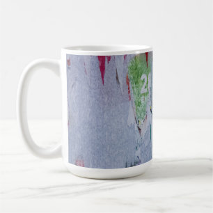 Mug Vieilles affiches hiver look blanc vert gris rouge