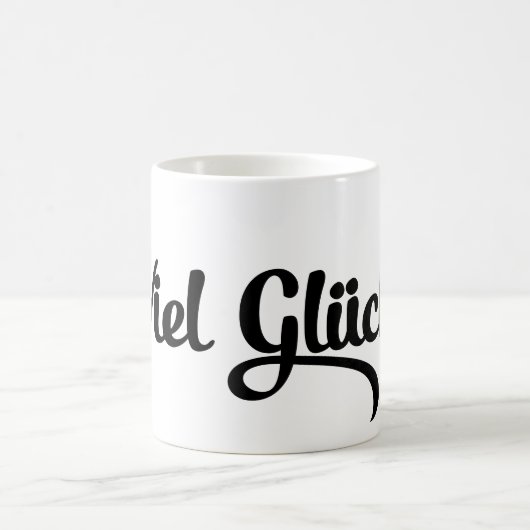 Mug Viel Glück | Bonne chance Langue Allemande (Centre)