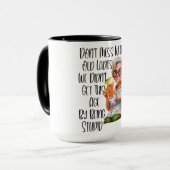 Mug Vielle Dame drôle (Devant gauche)