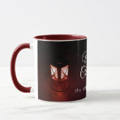 Mug Vielle lanterne Joyeux Noël Joyeux Script Famille (Gauche)