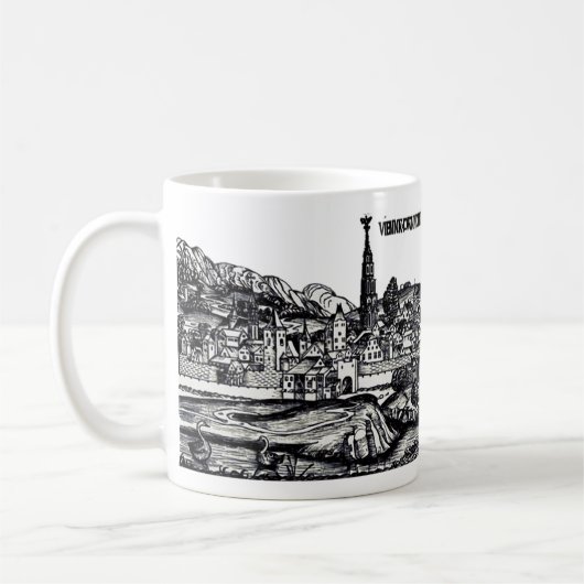 Mug Vienne capitale de l'Autriche  (Gauche)