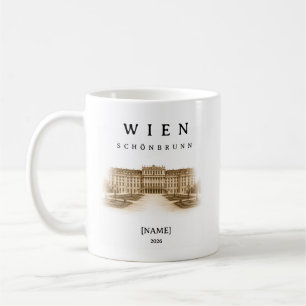 Mug Vienne personnalisée Schönbrunn   Nom & Année