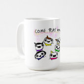 Mug "Viennent le jeu avec nous " (Devant gauche)