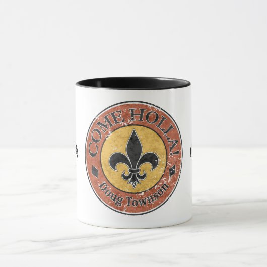 Mug Viens Holla ! Logo Fleur-de-lis Circle (Centre)