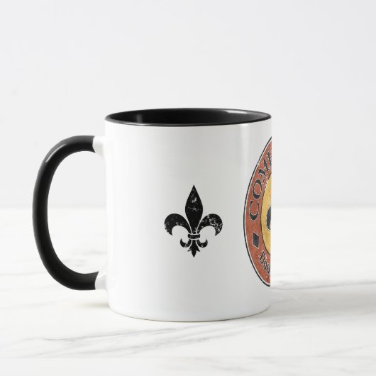 Mug Viens Holla ! Logo Fleur-de-lis Circle (Gauche)