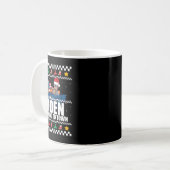 Mug Vient À La Ville Mème Sweater De Noël (Devant gauche)