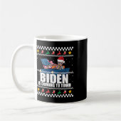Mug Vient À La Ville Mème Sweater De Noël (Gauche)