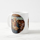Mug Vierge à l'Enfant avec huit anges par Botticelli (Devant gauche)