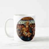 Mug Vierge à l'Enfant avec huit anges par Botticelli (Gauche)