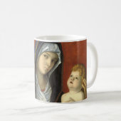 Mug Vierge à l'enfant par Giovanni Bellini (Devant droit)