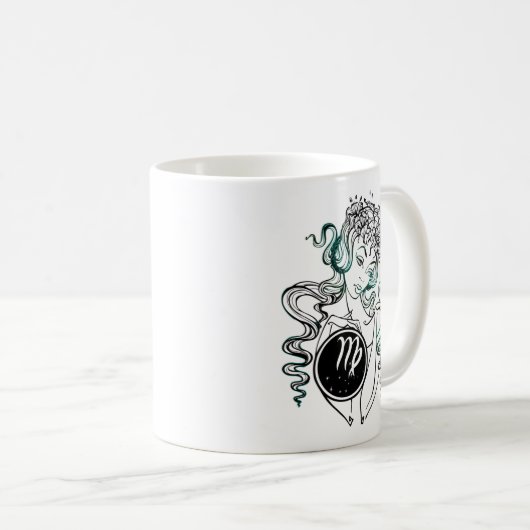 Mug Vierge Art déco (Devant droit)