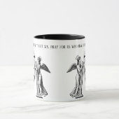 Mug Vierge catholique Marie Croix-Angels Prière Religi (Centre)