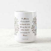 Mug Vierge catholique Marie Croix de Jésus Prière reli (Centre)