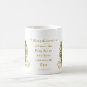 Mug Vierge catholique Marie Mémoire Prière religieuse (Centre)
