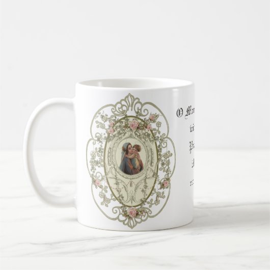 Mug Vierge catholique Prière Jésus Religieux (Gauche)