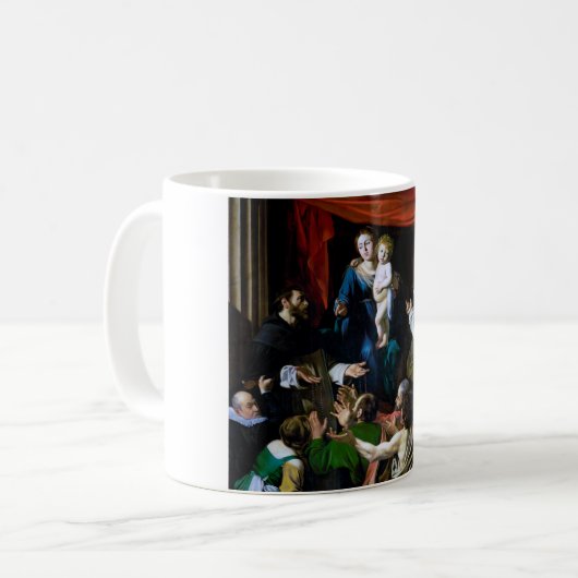 Mug Vierge du Rosaire, Caravaggio (Devant gauche)