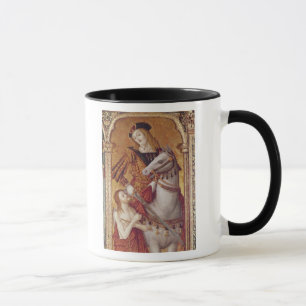 Mug Vierge et enfant avec des solides solubles.