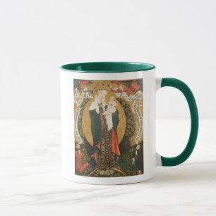 Mug Vierge et enfant sur un croissant de lune de