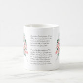 Mug Vierge Marie Jésus Rosaire Mémoire catholique (Centre)