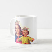 Mug Vierge Marie reine avec Jésus (Devant gauche)