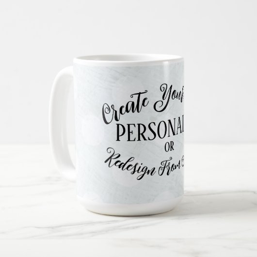 Mug Vierge personnalisable - Créez votre propre (Devant gauche)