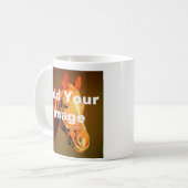 Mug Vierge personnalisée Ajouter votre image et/ou vot (Devant gauche)