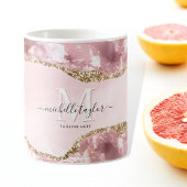 Mug Vierge rose or chic Parties scintillant or Agate M