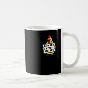Mug Vies de poulet - Végétarien - Amoureux des animaux
