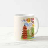 Mug Vietnam Travel Art (Devant droit)