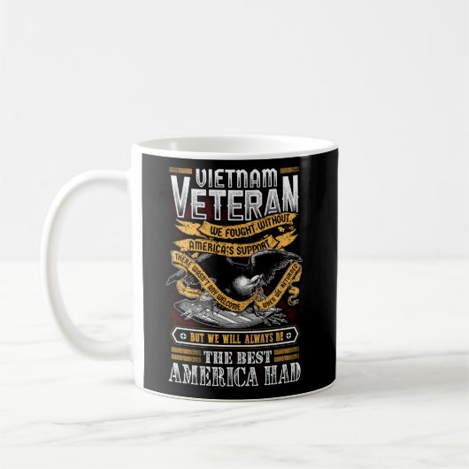 Mug Vietnam vétéran Nous avons combattu sans l'ancien (Gauche)