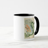 Mug VietnamCarte panoramiqueVietnam (Devant droit)