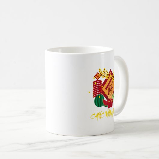 Mug Vietnamese Lunar New Year 2026 Tet Viet Chuc Mung  (Devant droit)