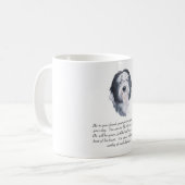 Mug Vieux anglais Sheepdog Keepsaké - Homme (Devant gauche)