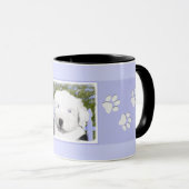 Mug Vieux anglais Sheepdog Puppy Peinture - Chien Art (Devant droit)