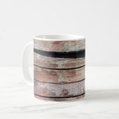Mug Vieux bois rustique bateau en bois plank (Devant gauche)
